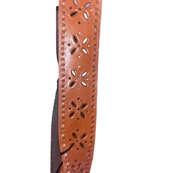 NWT Sopressa Denim & Brown Leather Handle Bag – 11"x6" - Picture 3 of 7